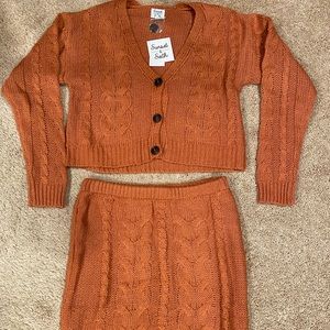 Sunset & Sixth Sweater & Skirt
